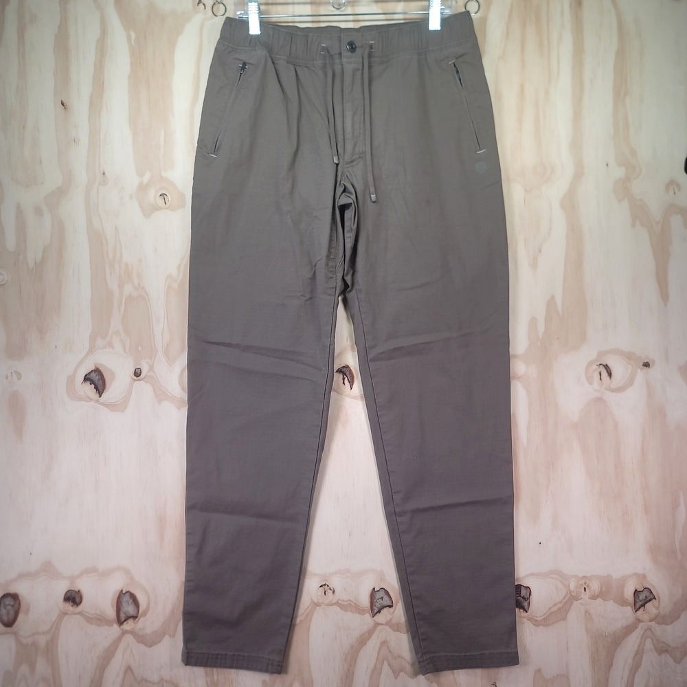 LL Bean Pants‎ Mens M (34) Brown Explorer Ripstop Jogger Casual Outdoor Preppy